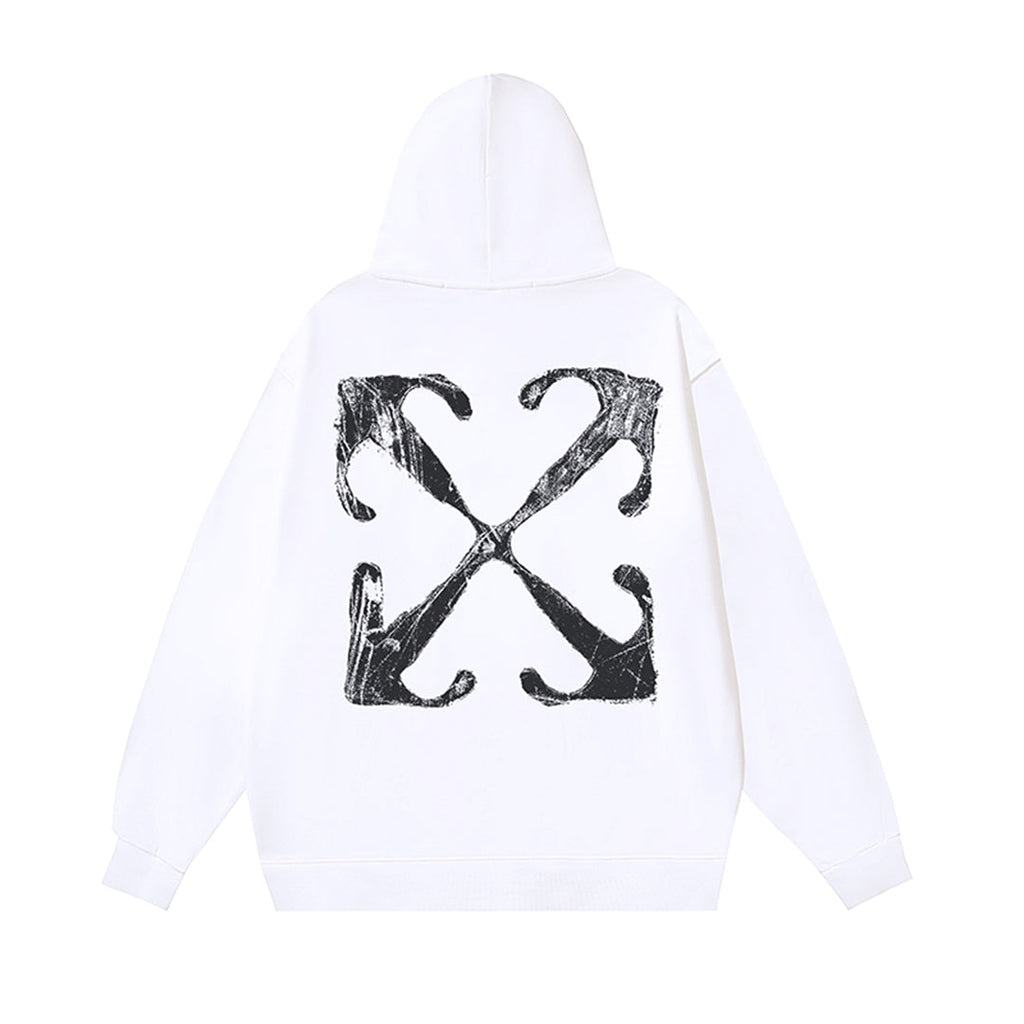 OFF Logo Print Hoodie