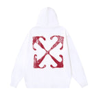 OFF Logo Print Hoodie