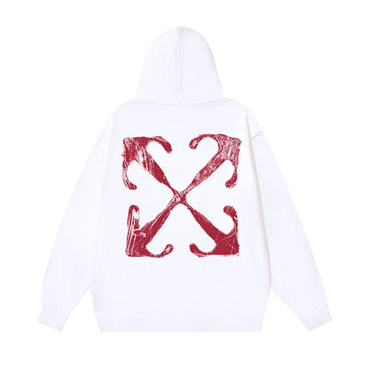 OFF Logo Print Hoodie