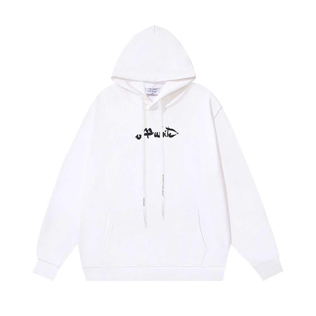 OFF Logo Print Hoodie