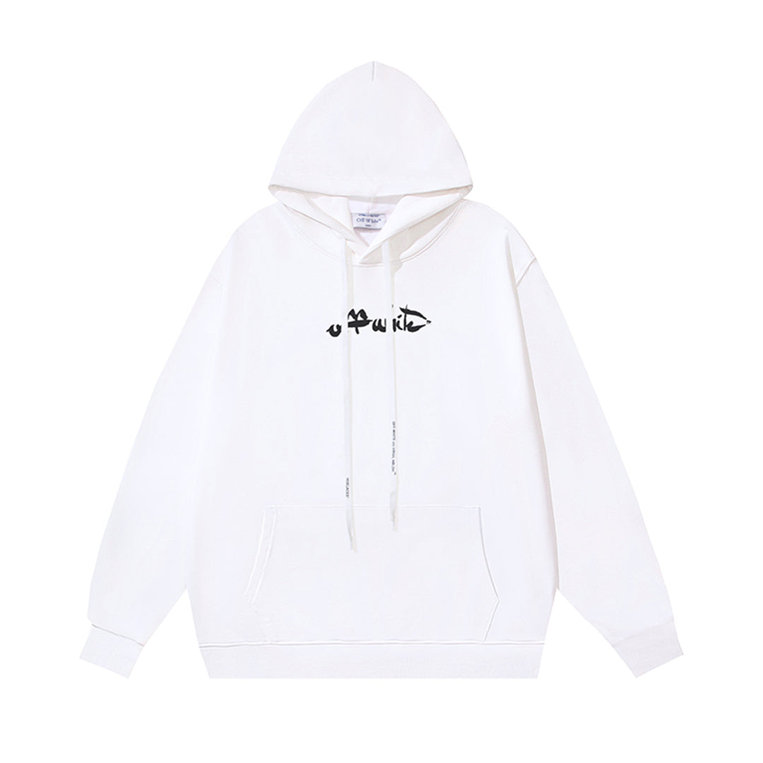 OFF Logo Print Hoodie