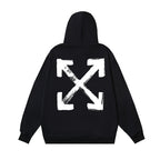 OFF Logo Print Hoodie