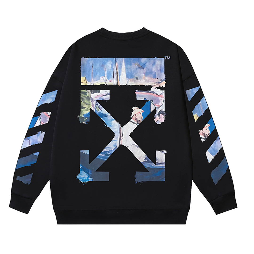 OFF Logo Print Sweatshirt