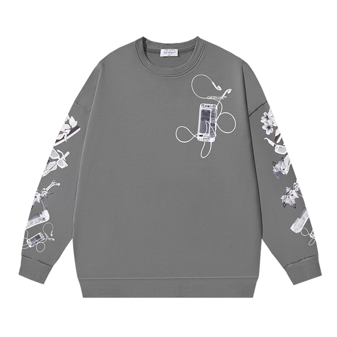 OFF Logo Print Sweatshirt