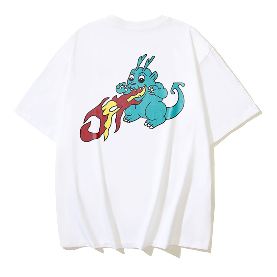 OFF Dragon Print T-shirt