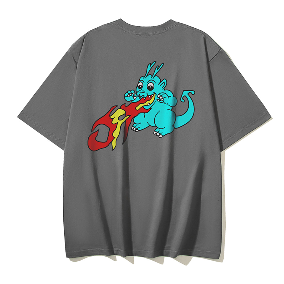 OFF Dragon Print T-shirt
