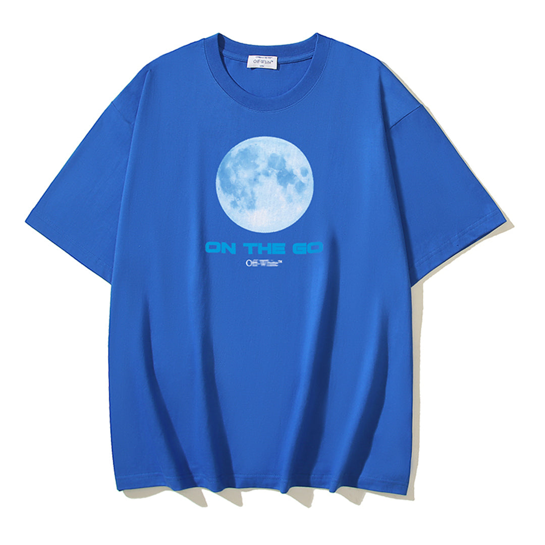 OFF Moon Print T-shirt