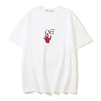 OFF Skeleton Print T-shirt