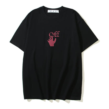 OFF Skeleton Print T-shirt