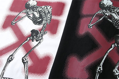 OFF Skeleton Print T-shirt