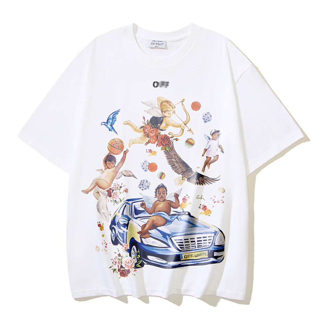 OFF Angel Print T-shirt
