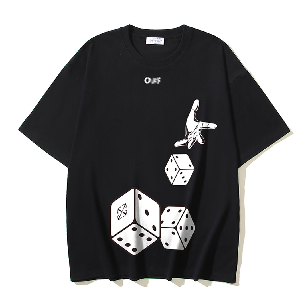 OFF Dice Print T-shirt