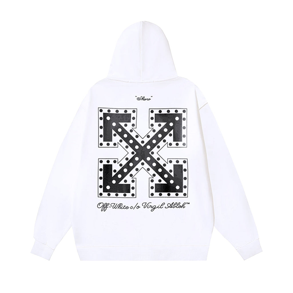 OFF Logo Print Hoodie