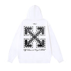 OFF Logo Print Hoodie
