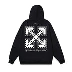 OFF Logo Print Hoodie