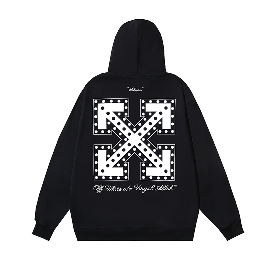 OFF Logo Print Hoodie
