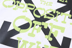OFF Logo Print Hoodie